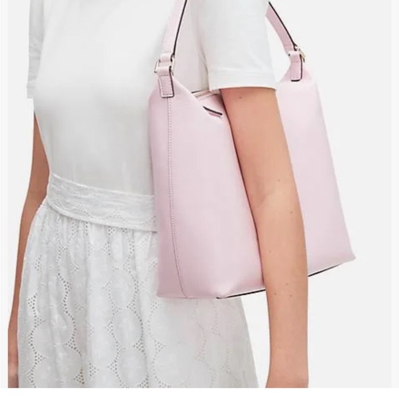 Kate Spade Elegant Pink Leather Shoulder Bag - Picture 4 of 11